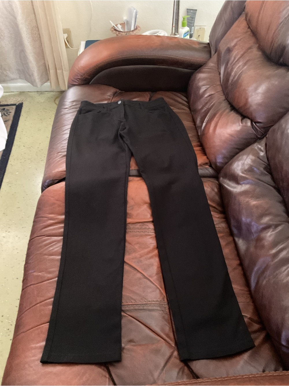 WHBM Slim black slacks size 0